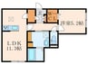 エクラージュ 1LDKの間取り