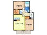 花多来館Ｃ 2LDKの間取り