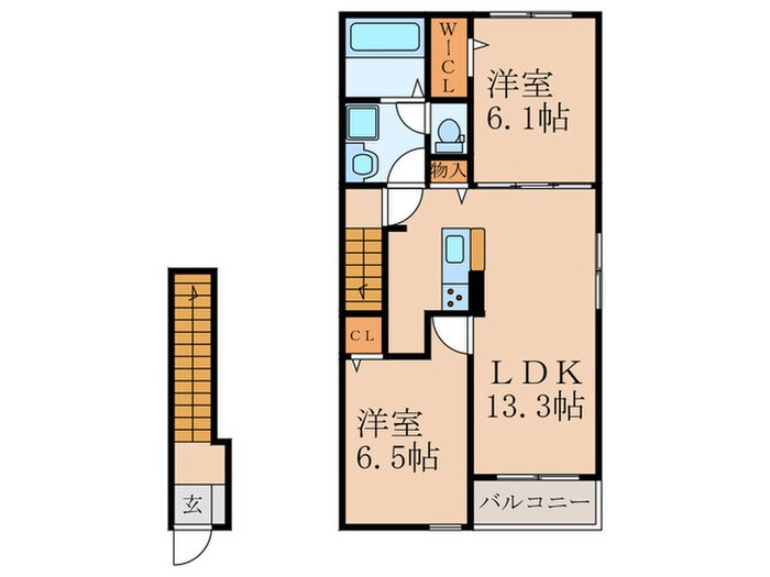間取り図 フルール　レジデンスⅠ
