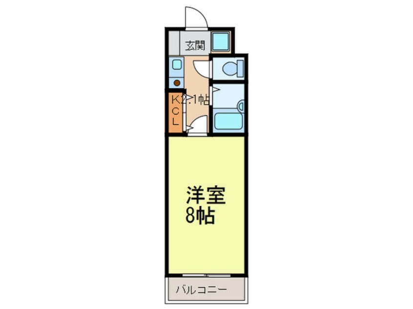 間取図 シャルム平尾