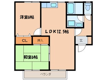 間取図 シャルムⅠ　Ａ棟