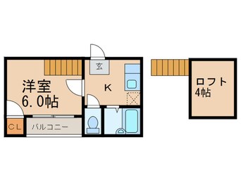 間取図 ｶﾞｰﾗ渡辺通り