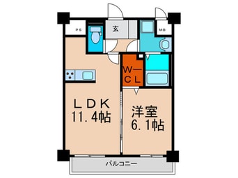 間取図 グランシャリオ諏訪野
