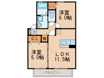 間取図 ウィルモア仲原