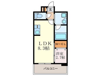 間取図 ヴィラージュ博多駅南