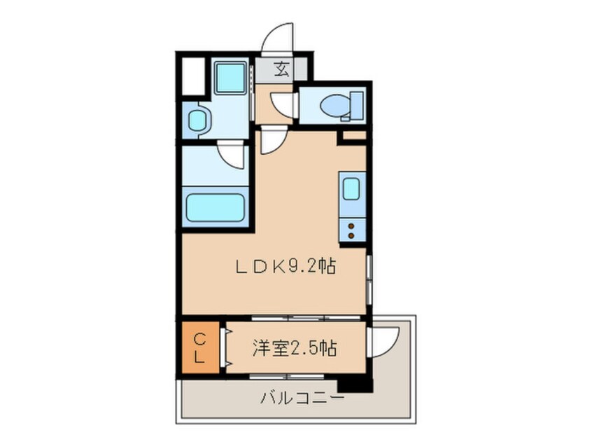 間取図 ヴィラージュ博多駅南