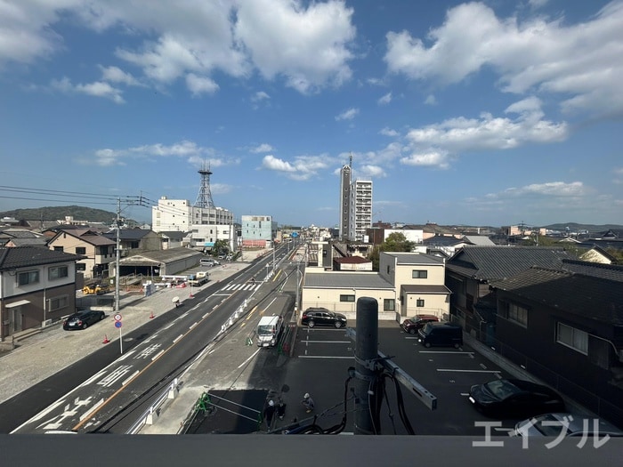 室内からの展望 行橋第一レジデンス