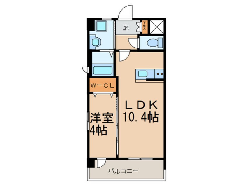 間取図 AGORA中原