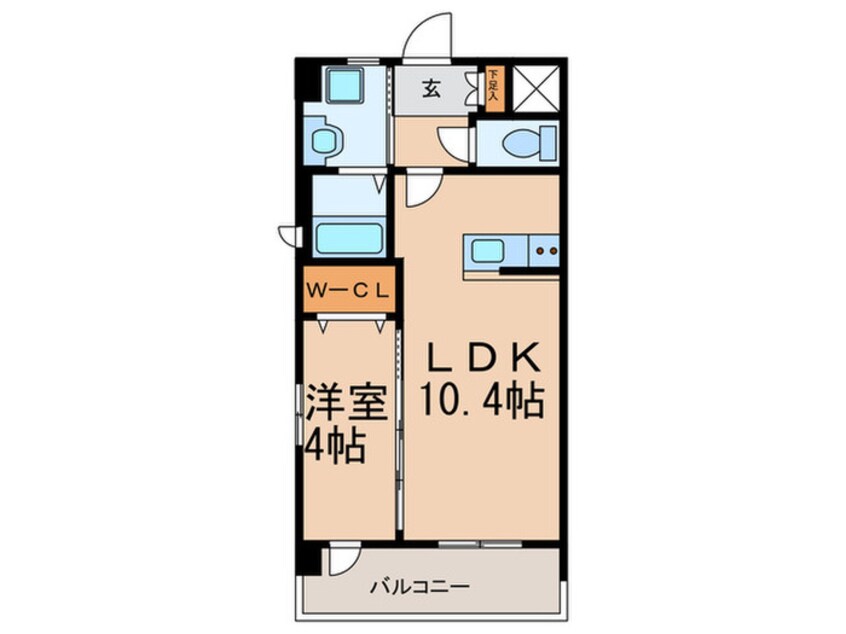 間取図 AGORA中原