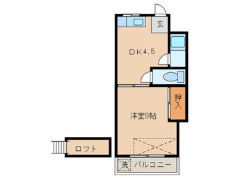 間取図 フレ－ル香椎
