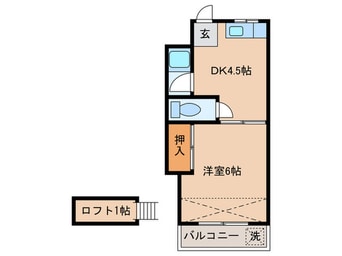 間取図 フレ－ル香椎