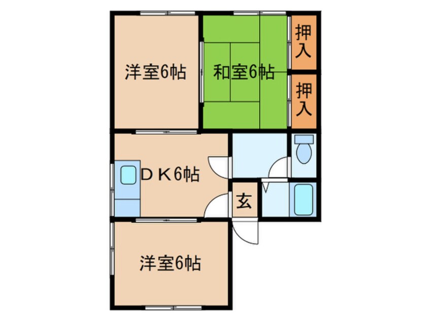 間取図 ハイム西町