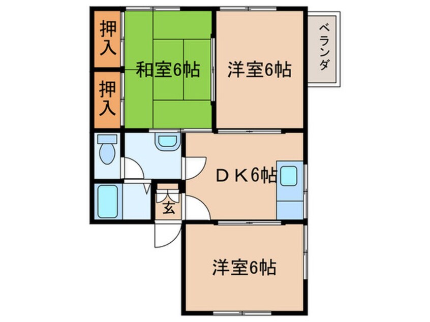 間取図 ハイム西町