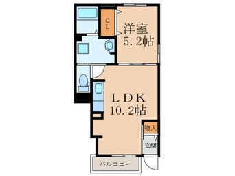 間取図 グレイスパラッツォⅡ