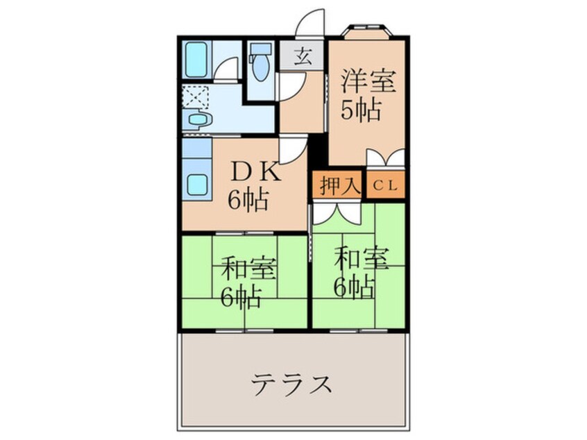 間取図 ウエストガーデン
