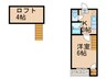 ＧＲＡＮＤ　ＣＲＥＥＫ　ＩＮＮ 1Kの間取り