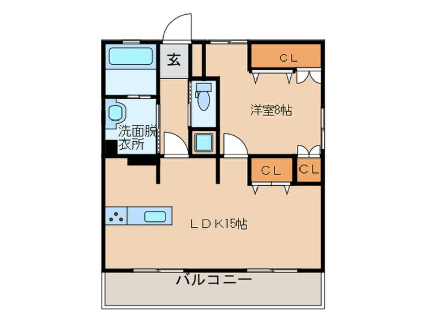 間取図 篠隈ビル