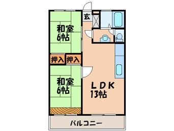 間取図 篠隈ビル