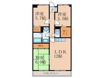 間取図 クリエースト