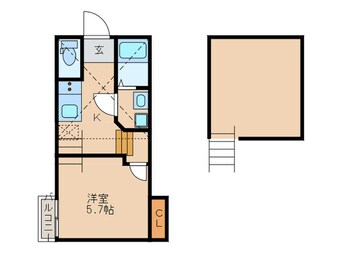 間取図 Ampio姪浜七番館