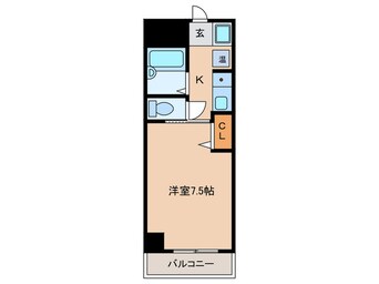 間取図 シャルマン六本松