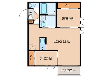 間取図 REGALEST悦陽正守