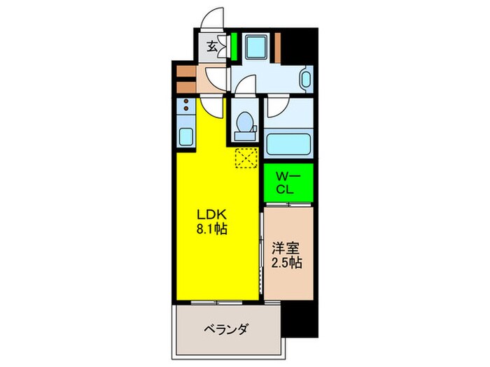 間取り図 Alivis六本松