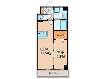 間取図 エルグランド二日市