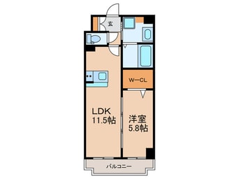 間取図 エルグランド二日市