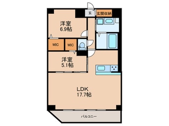 間取図 エルグランド二日市