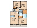 クレ－ルアソウの間取図