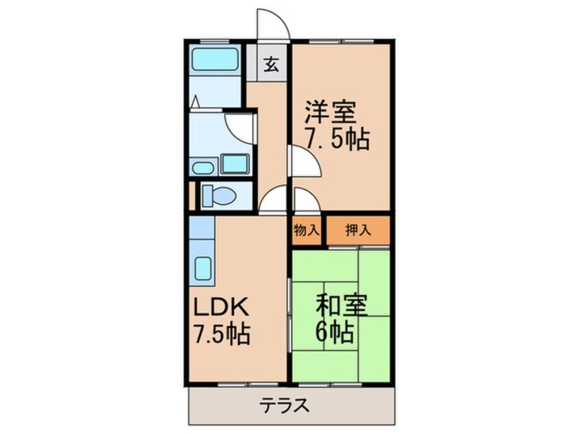 間取図 コーポサン