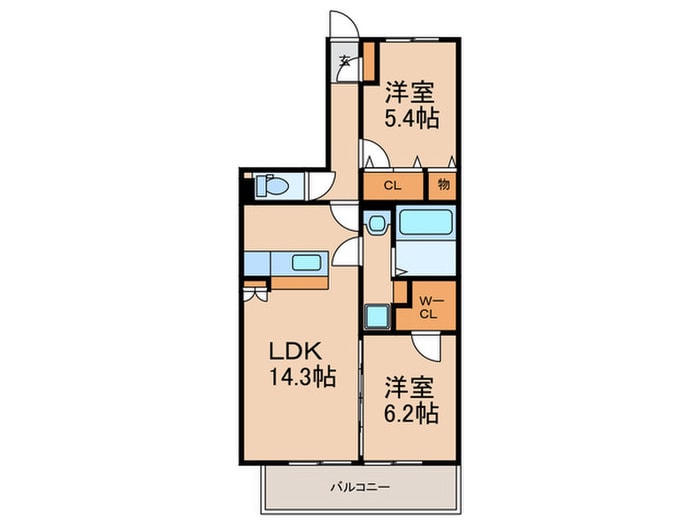 間取り図 プレア セレッソ