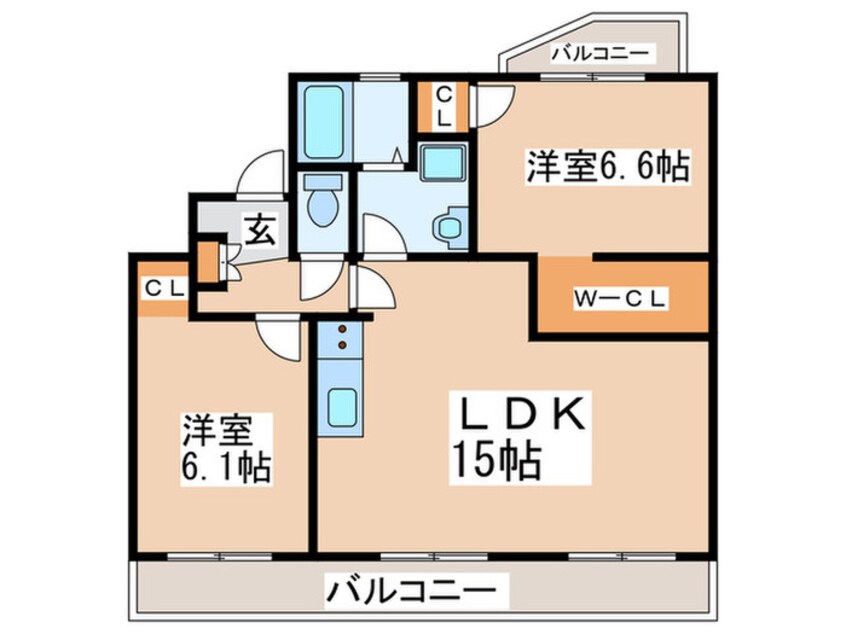 間取図 サンシティ都府楼
