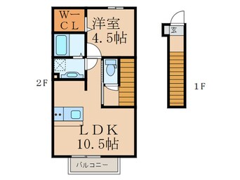 間取図 SW´s riverside D-room