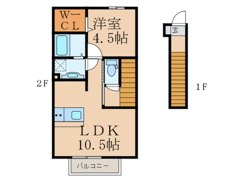 間取図 SW´s riverside D-room