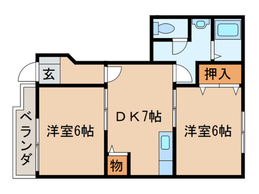 間取図 ラフィネ瑞穂