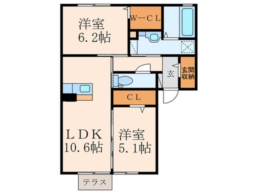 間取図 コープアールエムⅡ