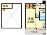 ソフィア高宮Ｂ館 1Rの間取り