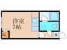 VILLETTA本城 1Rの間取り