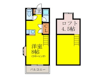 間取図 リバ－ジュ