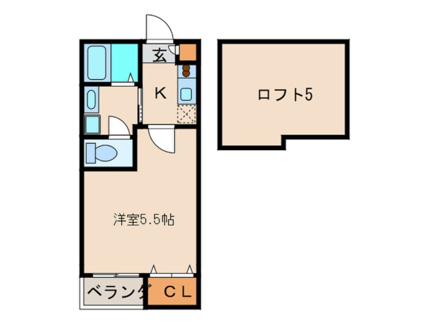 間取図 グレイス姪浜