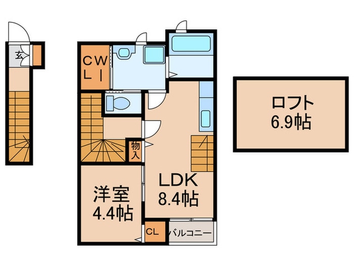 間取り図 シアハウス戸畑