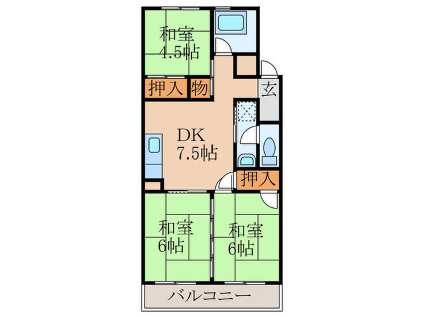 間取図 中央ビル