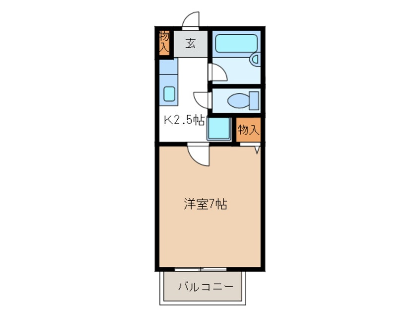 間取図 ルミナス茶山