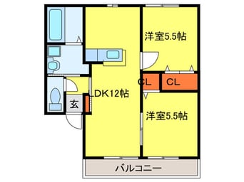 間取図 オ－キッドＡ棟