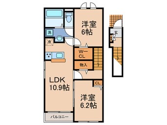 間取図 仮)PARKSIDE COURTⅢ