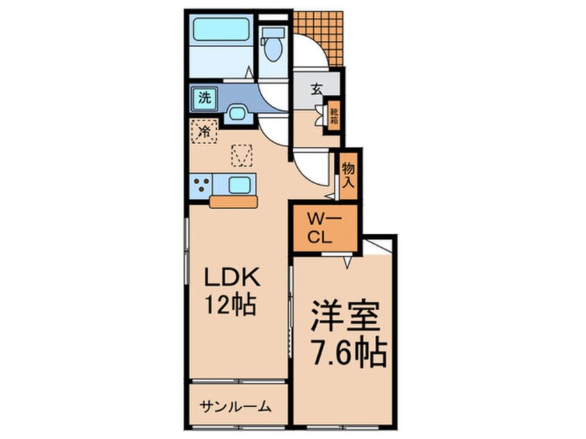 間取図 PARKSIDE COURTⅣ