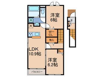 間取図 PARKSIDE COURTⅣ