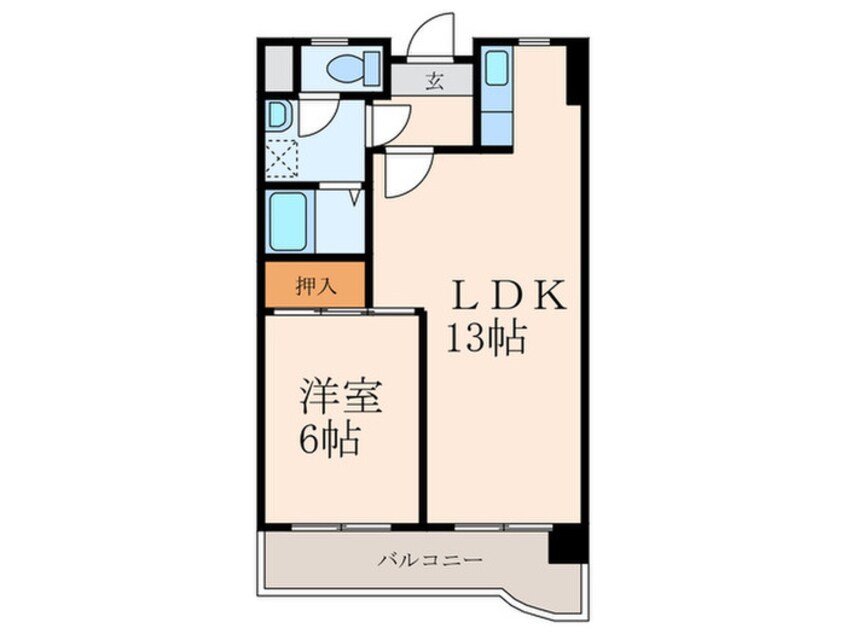 間取図 サンラビール小倉